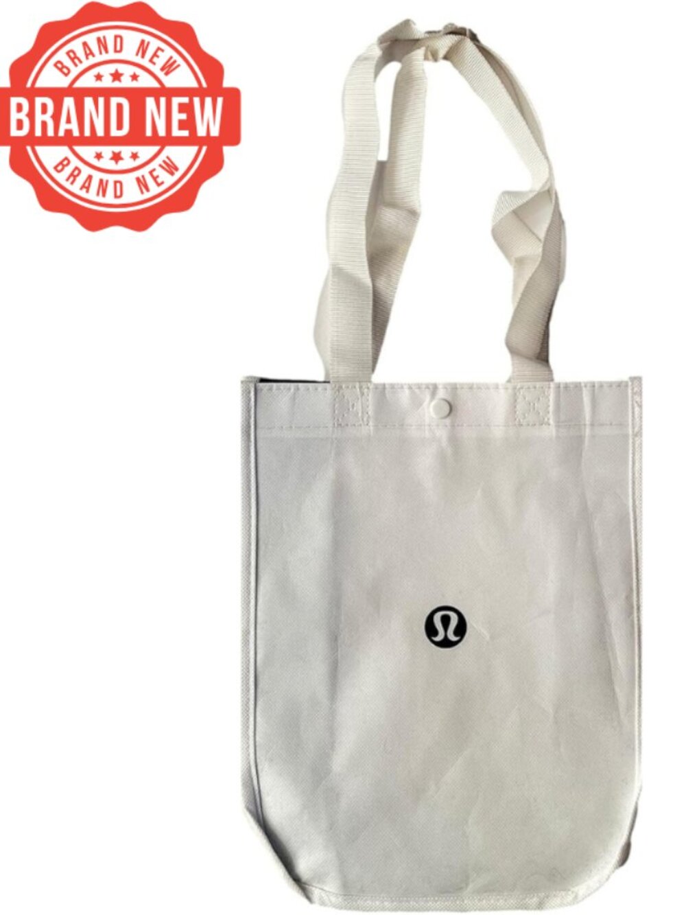 Lululemon New White Shopping Lunch Gym Tote Bag Yoga Dance Tennis Golf Gym